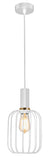 HANGLAMP KONAH 1 LICHTS DE LUXE WIT    ART NR 23432138/