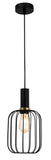 HANGLAMP KONAH 1 LICHTS DE LUXE ZWART      ART NR 23432139/