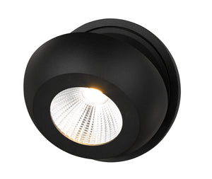 "" BOLEO "" WANDSPOT LED 1 LICHTS MAT ZWART ART NR 23433001/