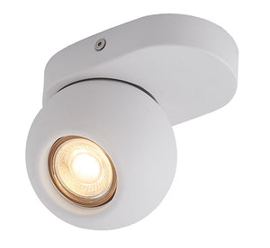 "" RITON "" WANDSPOT LED 1 LICHTS MAT WIT ART NR 23433021/