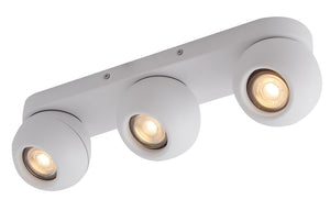 "" RITON '''" SPOT LED 3 LICHTS MAT WIT  ART NR 23433023/