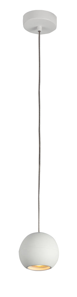 "" RITON "" PENDELLAMP  LED 1 LICHTS MAT WIT ART NR 23433026/