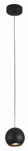 "" RITON "" PENDELLAMP  LED 1 LICHTS MAT ZWART  ART NR 23433036/