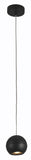 "" RITON "" PENDELLAMP  LED 1 LICHTS MAT ZWART  ART NR 23433036/