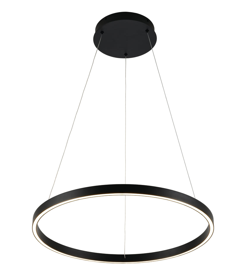 EXCLUSIEVE LED PENDELLAMP "TURE"" ZWART 600  ART NR: 23435042/