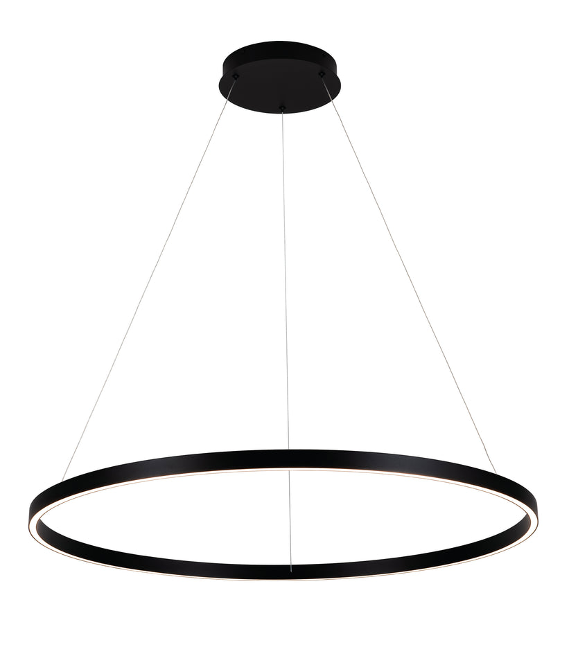 EXCLUSIEVE LED PENDELLAMP ""TURE"" ZWART  900 ART NR: 23435043/