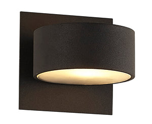 WANDSPOT ""TIC-TAC"" LED 1 LICHTS ZWART          ART NR 24012105/