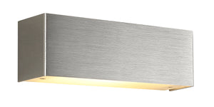 WANDSPOT ""LUO""  LED  GESCHUURD/ALUMINIUM   ART NR: 24012196/