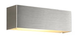 WANDSPOT ""LUO""  LED  GESCHUURD/ALUMINIUM   ART NR: 24012196/