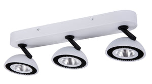 LOOMI SPOT LED 3 LICHTS MAT WIT  ART NR 24012492/
