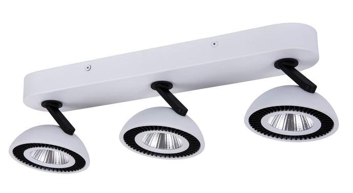 LOOMI SPOT LED 3 LICHTS MAT WIT  ART NR 24012492/