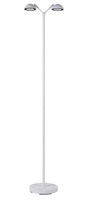 LOOMI SPOT LED 2 LICHTS VLOERLAMP MAT WIT  ART NR 24012495/