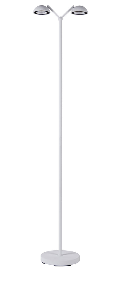 LOOMI SPOT LED 2 LICHTS VLOERLAMP MAT WIT  ART NR 24012495/