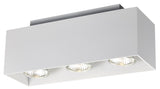 OPBOUW LED SPOT 3 LICHTS DUBO MAT/WIT  ART NR: 24014242/