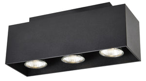 OPBOUW LED SPOT 3 LICHTS DUBO MAT/WIT  ART NR: 24014247/
