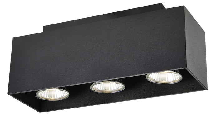 OPBOUW LED SPOT 3 LICHTS DUBO MAT/WIT  ART NR: 24014247/