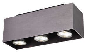 OPBOUW LED SPOT 3 LICHTS DUBO BRONS  ART NR: 24014252/