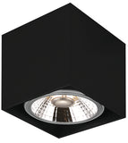 OPBOUW LED SPOT VIERKANT 1 LICHTS '' LOX ''  ZWART ART NR: 24014306/