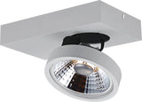 'LEON '' WANDSPOT DE LUXE MAT/WIT   ART NR: 24014320/