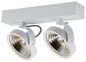 HULSE 2 LICHTS BALK DE LUXE MAT/WIT  ART NR: 24014341/