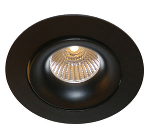 INBOUW SPOT "" TATIZ "" 105MM  SATIN/ZWART  ART NR: 28202571/