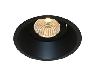 INBOUW SPOT "" TATIZ "" 100MM  SATIN/ZWART  ART NR: 28202573/