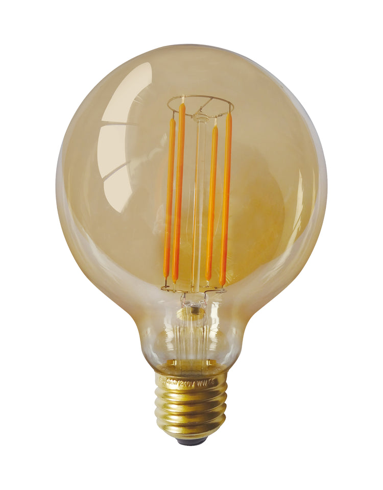 E27-LED  DIMBARE  RETRO LAMP 5 WATT  GOUD  ART NR: 18202761