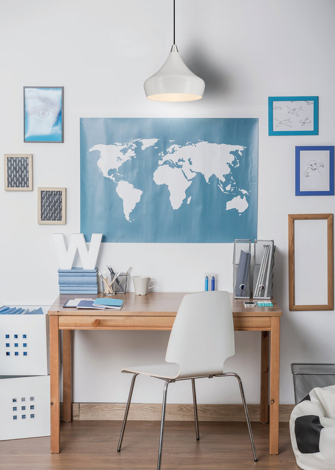 VARA HANGLAMP DE LUXE  MAT/WIT OPZETSTUK ZILVER  ART NR 23432110/