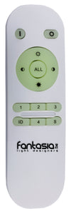 PLAFOND SPOT ""LUKE""CCT  1 LICHTS VIERKANT 300  WIT INCL CONTROLLER ART NR: 23422135/