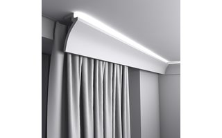 GORDIJN SIERLIJST UP VOOR INDIRECTE LED-STRIPS VERLICHTING  NR  212060KF/