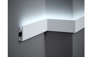 PLINT SIERLIJST UP VOOR INDIRECTE LED-STRIPS VERLICHTING  ART NR  28025QL/
