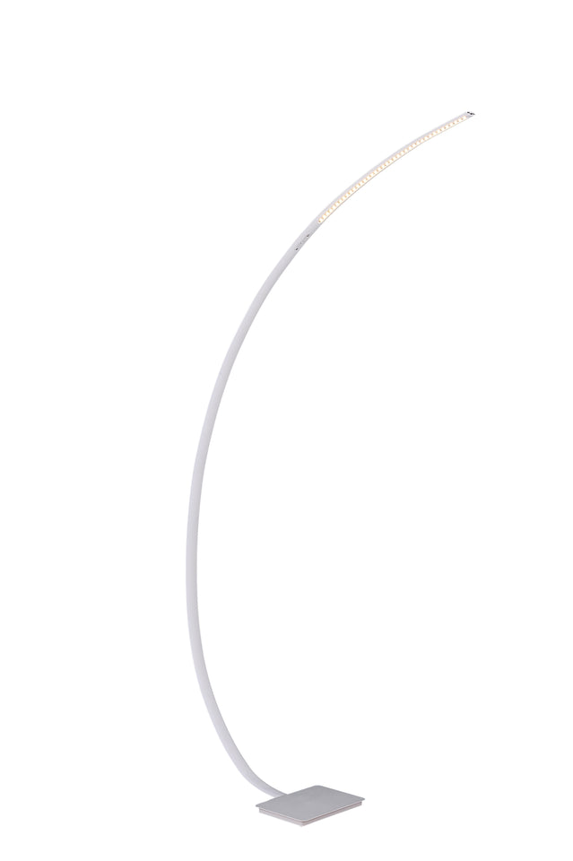 VLOERLAMP DE LUXE LED '' BROOVE " MAT/WIT  ART NR: 23402499/