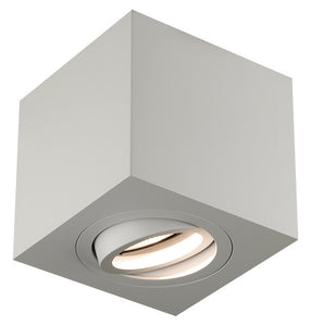 OPBOUW LED SPOT BOLALA VIERKANT MAT/WIT  ART NR: 23407094/