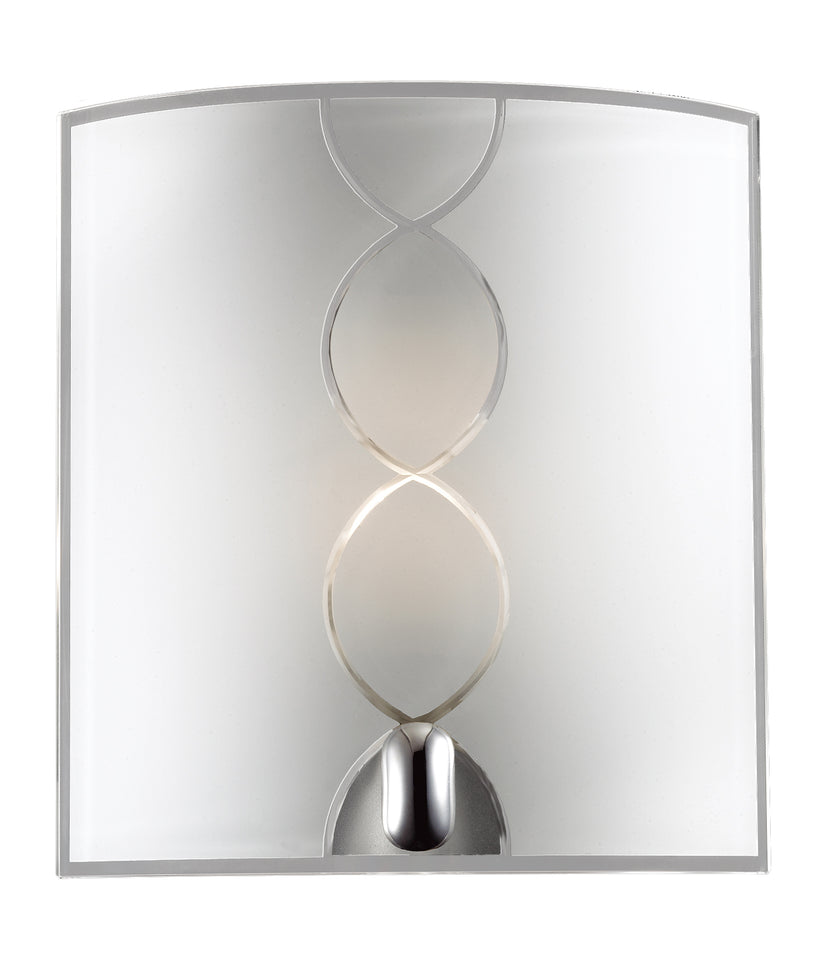 WANDLICHT  1-LICHTS  "' TIRI ''  CHROOM  ART NR: 23408157/