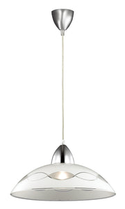 HANGLAMP  1-LICHTS  "' TIRI   35 ''  CHROOM  ART NR: 23408158/