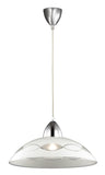 HANGLAMP  1-LICHTS  "' TIRI   35 ''  CHROOM  ART NR: 23408158/
