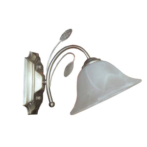 WANDLAMP 1-LICHTS  "' AMOR '' CHROOM/GRIJS  ART NR: 23423014/