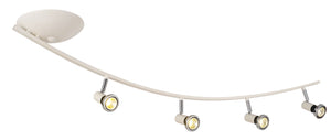 ''DARC'' SUPER BOOG LED 4 LICHTS MAT WIT/CHROOM RING   ART NR 23427046/