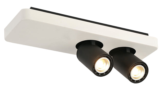 BYSIT 2 LICHTS BALK DE LUXE ZWART/WIT/ZWART  ART NR: 23427082/