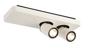 BYSIT 2 LICHTS BALK DE LUXE ZWART/WIT/WIT  ART NR: 23427092/