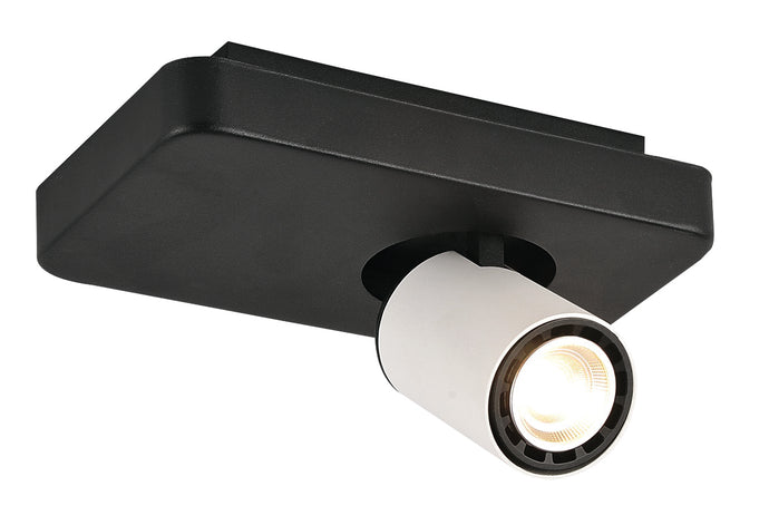 BYSIT WANDSPOT DE LUXE ZWART/ZWART/WIT  ART NR: 23427111/