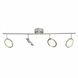 "" LIGHT ""  LED PLAFOND 4 LICHTS SPOT  ALU/WIT           ART NR BR93053213/