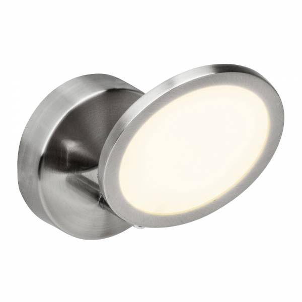 "" LIGHT "" WANDSPOT LED 1 LICHTS ALU/WIT ART NR BR93051013/