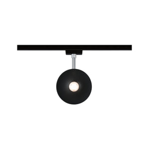 L-VORMIGE  STARTERSET 1 FASE TRACK/RAIL  "" SFEER ""  5 LICHTS MAT/ZWART/CHROOM  ART NR: LATH P96938%