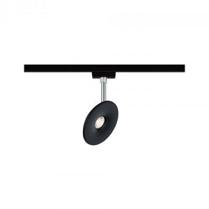 L-VORMIGE  STARTERSET 1 FASE TRACK/RAIL  "" SFEER ""  5 LICHTS MAT/ZWART/CHROOM  ART NR: LATH P96938%