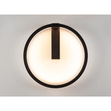 SUPER LUXE LED WANDLAMP "" UNO "" 400MM  MAT/ZWART  ART NR: 2002915