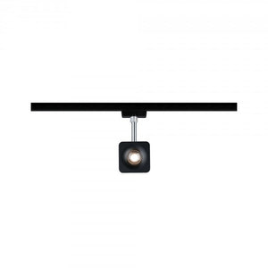 L-VORMIGE  STARTERSET 1 FASE TRACK/RAIL  "" KUBUS ""  5 LICHTS MAT/ZWART  ART NR: LATH P96923%